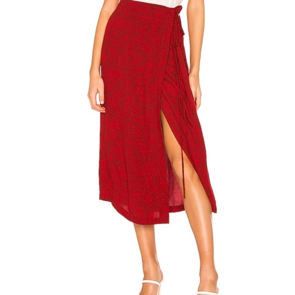 Free People Yasmin tied midi wrap skirt - Picture 5 of 5